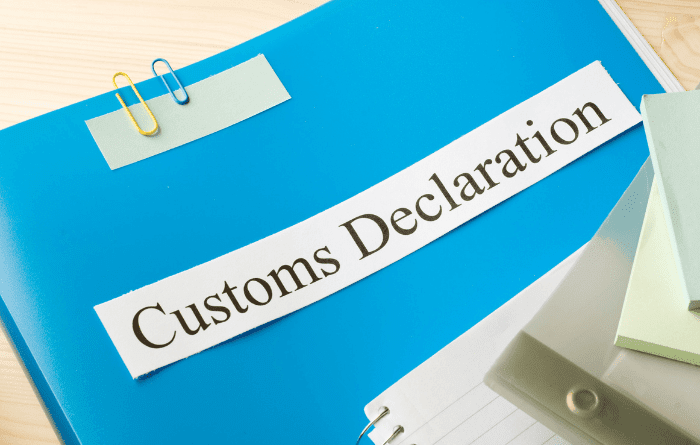 customs declaration