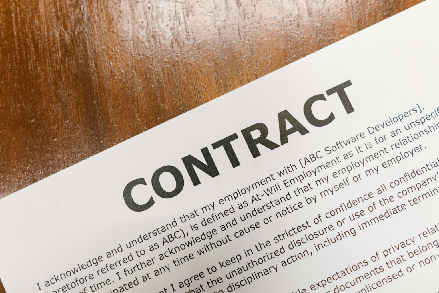Essential contracts every small business should have
