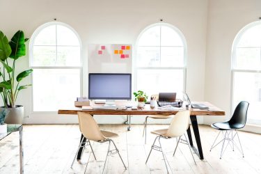 Bright office lighting